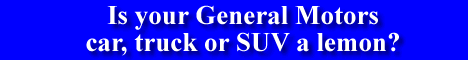 General Motors lemon law help